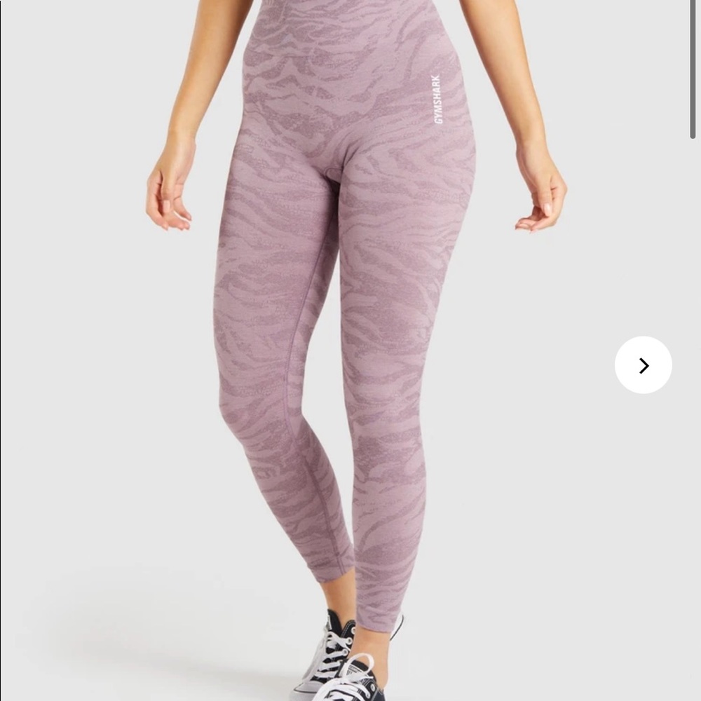 Gymshark Adapt Animal Seamless Leggings - Purple Zebra